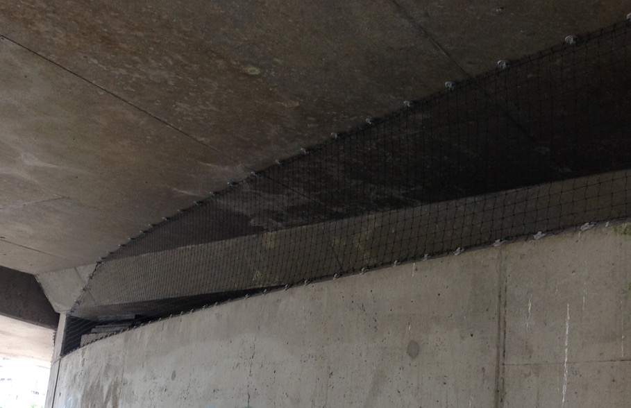 Kleeftechniek lijmenen van netten